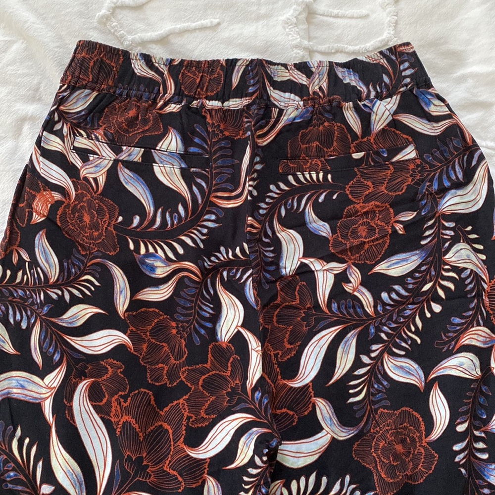 Ecru High Rise Pattern Pant Xs - image 6